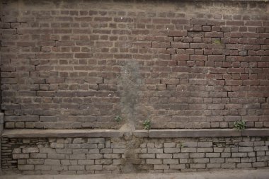 Eski tuğla duvar: vintage tuğla dokusu