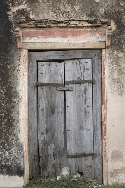 La vieille porte en bois, Arrière-plan — Photo