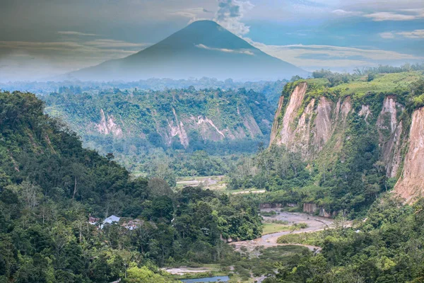 Ngarai Sianok Bukittinggi Batı Sumatera Endonezya Yer Alan Bir Vadi — Stok fotoğraf