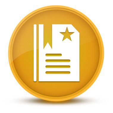 Yer imi lüks parlak sarı yuvarlak düğmeli soyut resimleme