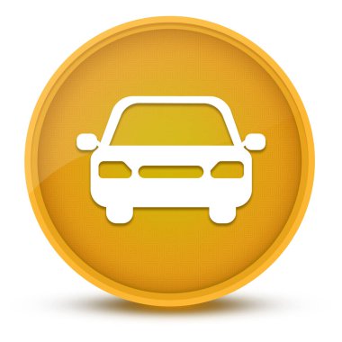 Araba lüks parlak sarı yuvarlak düğmeli soyut çizim