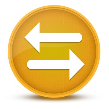 Lüks, parlak, sarı yuvarlak düğmeyi soyut illüstrasyonla değiştir