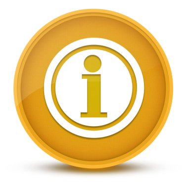 Bilgi lüks parlak sarı yuvarlak düğme soyut çizim