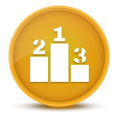 Podyum lüks parlak sarı yuvarlak düğme soyut çizim