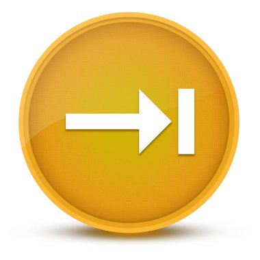 Sonraki lüks parlak sarı yuvarlak düğme soyut çizim