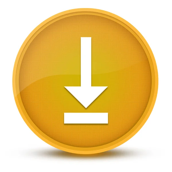 Желтая Круглая Кнопка — стоковое фото