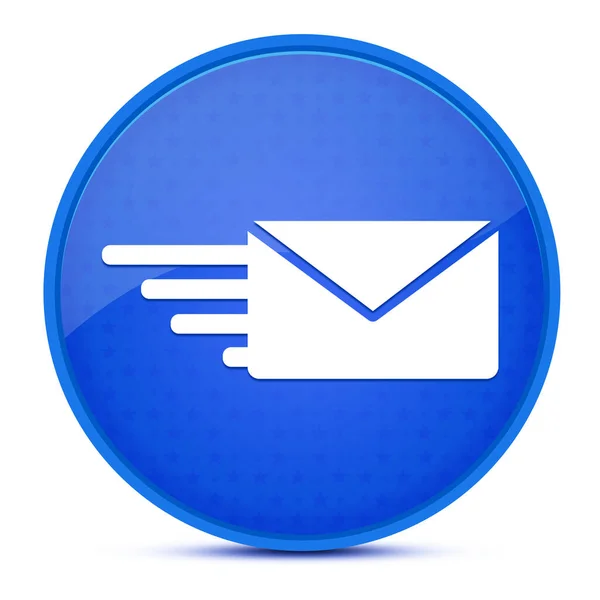 Email Opció Esztétikai Fényes Kék Kerek Gomb Elvont Illusztráció — Stock Fotó