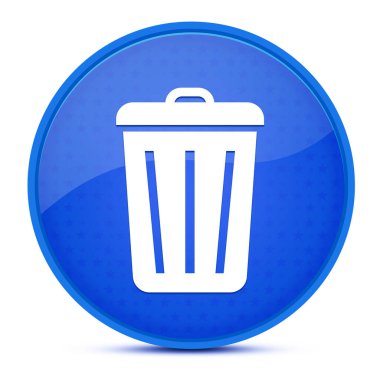 Bin estetik parlak mavi yuvarlak düğme soyut illüstrasyon