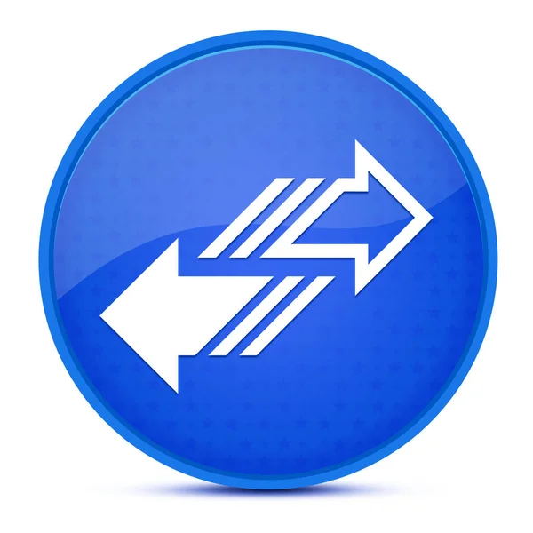 Transfer Arrow Aesthetic Glossy Blue Button Abstract Illustration — Stock Photo, Image