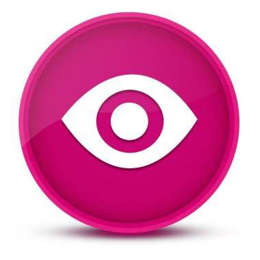 Görüş mesafesi parlak pembe yuvarlak düğme soyut çizim