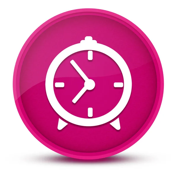 Reloj Lujoso Brillante Rosa Botón Redondo Ilustración Abstracta — Foto de Stock