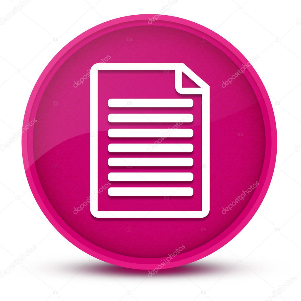 Free quote page luxurious glossy pink round button abstract illustration