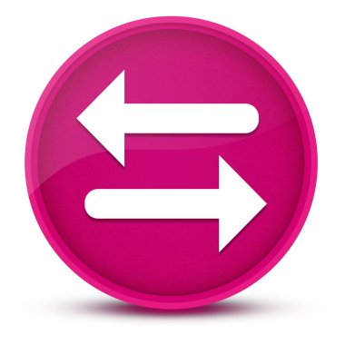 Oku transfer et lüks parlak pembe yuvarlak düğme soyut illüstrasyon