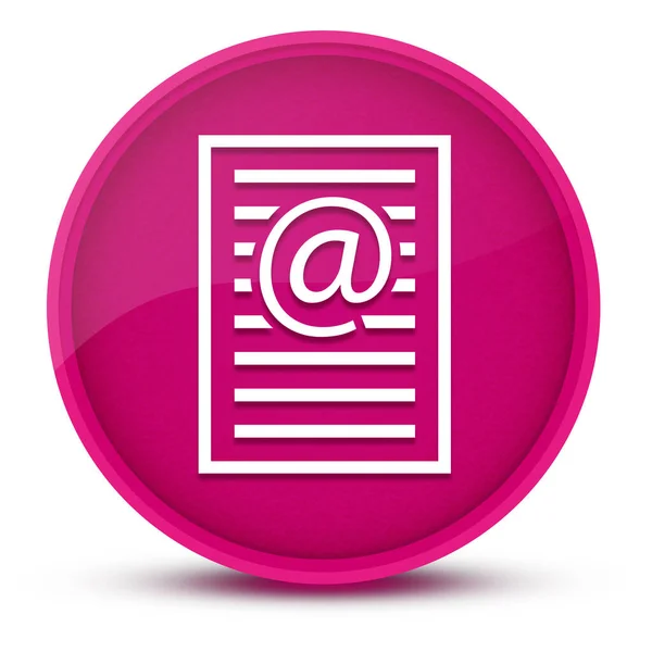 Email address page luxurious glossy pink round button abstract illustration