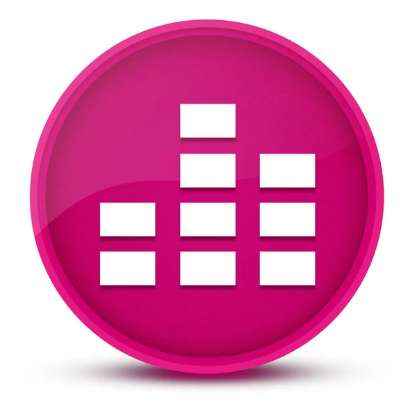 Equalizer Luxurious Glossy Pink Button Abstract Illustration — Stock Photo, Image