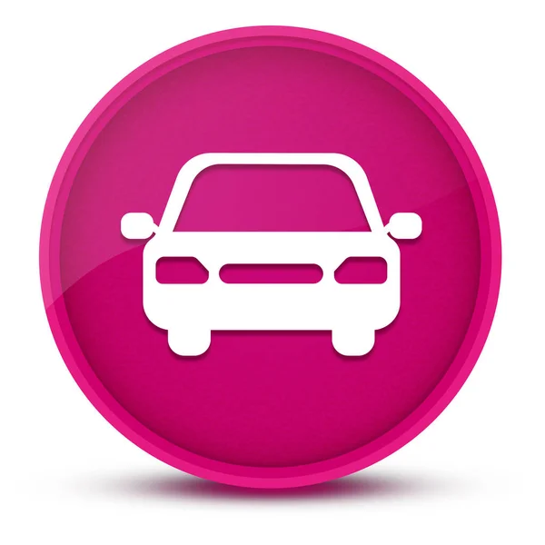 轿车豪华光泽粉色圆形按钮摘要插图 — 图库照片