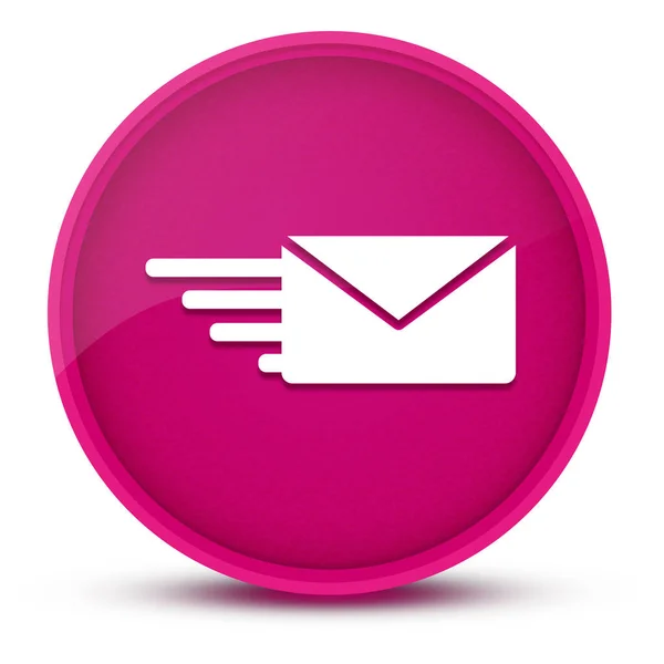Opcja Mail Luksusowy Błyszczący Różowy Okrągły Przycisk Abstrakcyjny Ilustracja — Zdjęcie stockowe