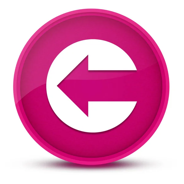 Back Arrow Luxurious Glossy Pink Button Abstract Illustration — Stock Photo, Image