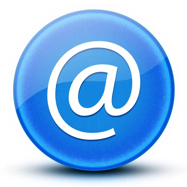 Email Address Eyeball Glossy Blue Button Abstract Illustration — Stock Photo, Image