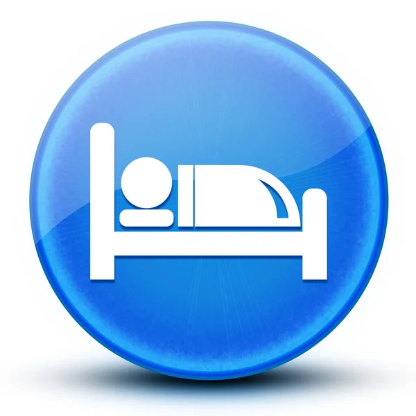 Hotel Eyeball Glossy Blue Button Abstract Illustration — Fotografie, imagine de stoc