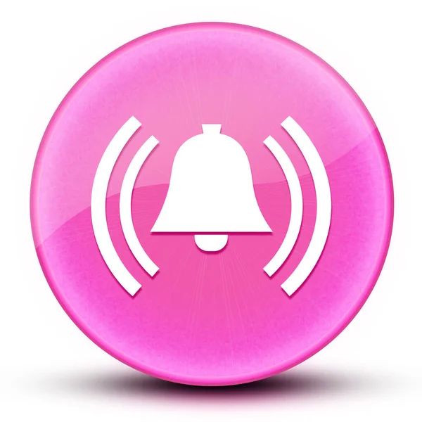 Alarm Eyeball Glossy Elegant Pink Button Abstract Illustration — Stock Photo, Image