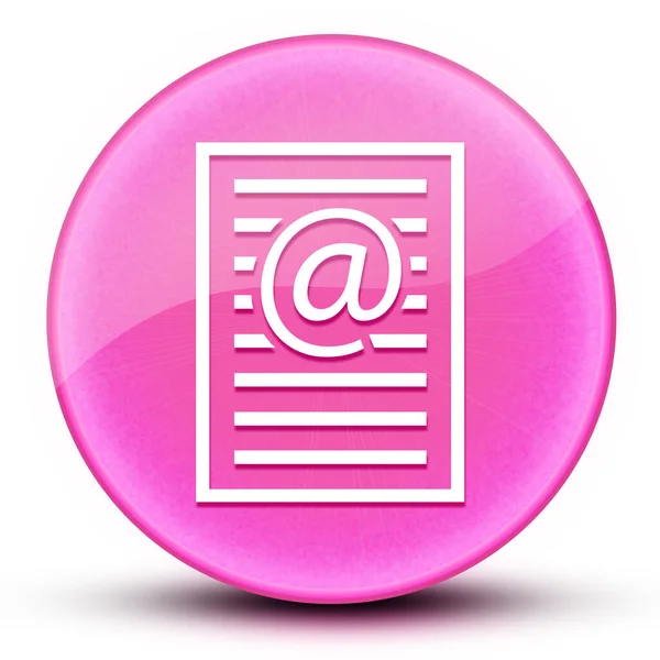 Email address page eyeball glossy elegant pink round button abstract illustration