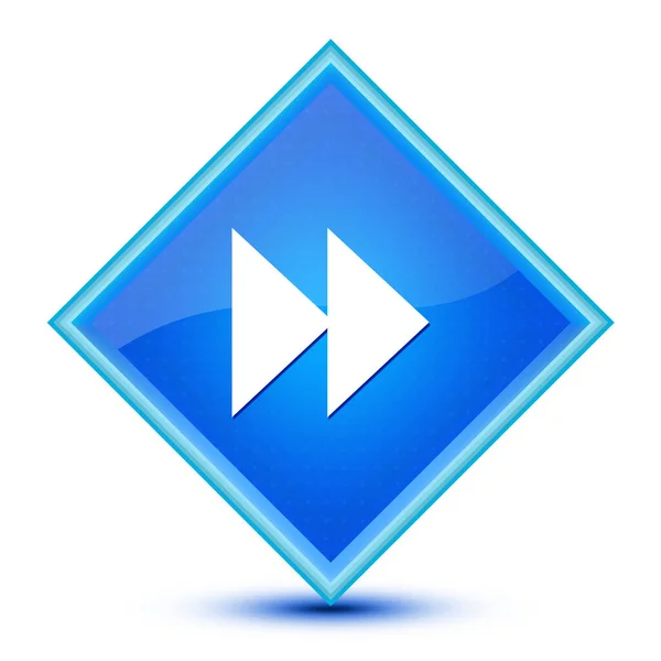 Jump Forward Icon Isolated Special Blue Diamond Button Abstract Illustration — Stock Photo, Image