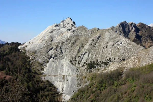 Espectáculo Naturalista Impresionantes Vistas Desde Los Picos Los Alpes Apuanos —  Fotos de Stock