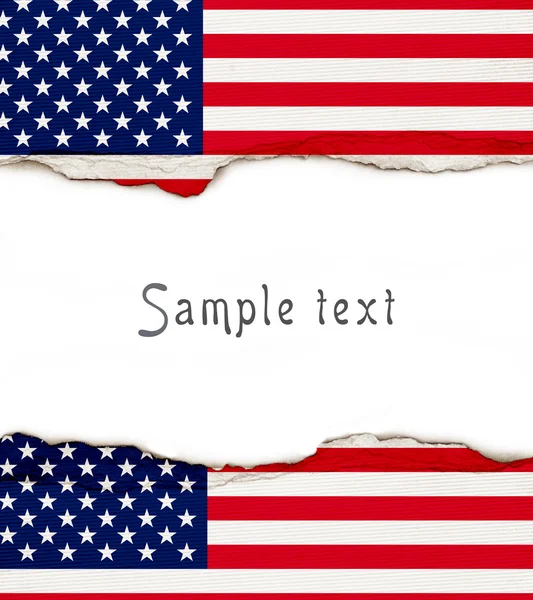 Bandera americana — Foto de Stock