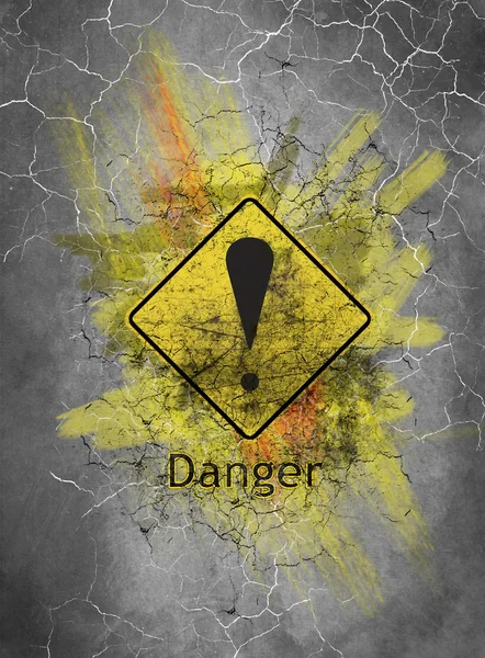 Danger background — Stock Photo, Image