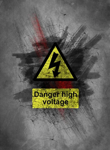 Danger background — Stock Photo, Image