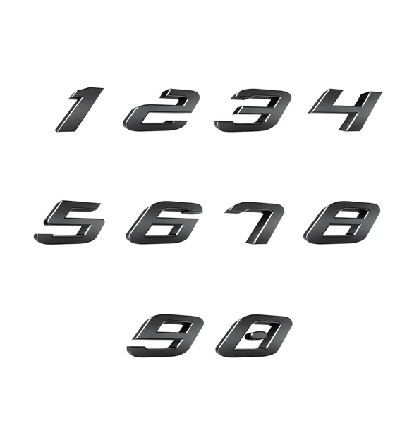 Number from 0 to 9 — Stock Photo, Image