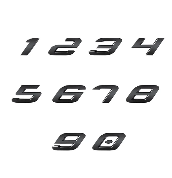 Number from 0 to 9 — Stock Photo, Image