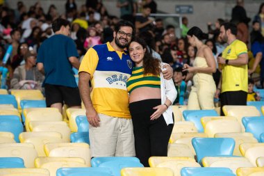 Rio de Janeiro, Rio de Janeiro, Brezilya - 10 Ekim 2025. Maracana Stadyumu 'ndaki Brasil x Italia yardım maçı..                