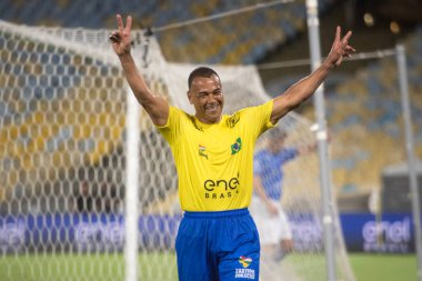 Rio de Janeiro, Rio de Janeiro, Brezilya - 10 Ekim 2025. Maracana Stadyumu 'ndaki Brasil x Italia yardım maçı..                