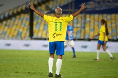 Rio de Janeiro, Rio de Janeiro, Brezilya - 10 Ekim 2025. Maracana Stadyumu 'ndaki Brasil x Italia yardım maçı..                