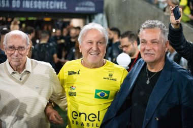 Rio de Janeiro, Rio de Janeiro, Brezilya - 10 Ekim 2025. Maracana Stadyumu 'ndaki Brasil x Italia yardım maçı..                