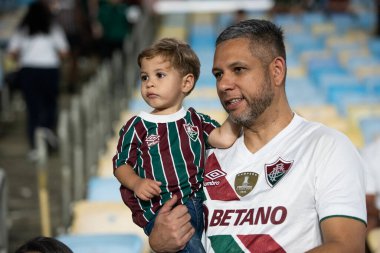 Rio de Janeiro, Rio de Janeiro, Brezilya - 16 Ekim 2025. Maracana Stadyumundaki Fluminense x Juventude.                  