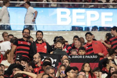 Rio de Janeiro (RJ), 22 / 10 / 2025 - FLAMENGO X RACING (ARG) - Flamengo ve Racing (ARG), Maracana 'daki Copa Libertadores.              