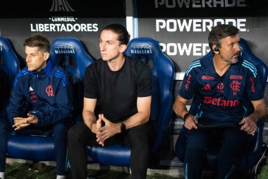 Rio de Janeiro (RJ), 22 / 10 / 2025 - FLAMENGO X RACING (ARG) - Flamengo ve Racing (ARG), Maracana 'daki Copa Libertadores.              