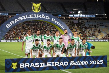 Rio de Janeiro, Rio de Janeiro, Brezilya - 16 Ekim 2025. Maracana Stadyumundaki Fluminense x Juventude.                  