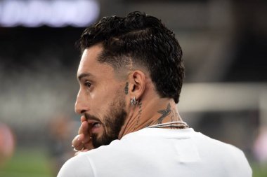 Rio de Janeiro, Rio de Janeiro, Brezilya - 15 Ekim 2025. Nilton Santos Stadyumu 'nda Botafogo x Flamengo.                