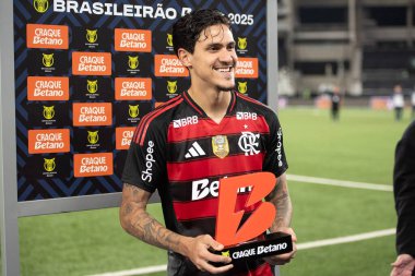 Rio de Janeiro, Rio de Janeiro, Brezilya - 15 Ekim 2025. Nilton Santos Stadyumu 'nda Botafogo x Flamengo.                