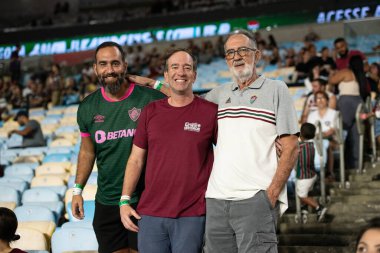 Rio de Janeiro, Rio de Janeiro, Brezilya - 16 Ekim 2025. Maracana Stadyumundaki Fluminense x Juventude.                  