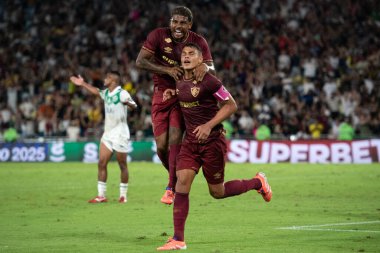 Rio de Janeiro, Rio de Janeiro, Brezilya - 16 Ekim 2025. Maracana Stadyumundaki Fluminense x Juventude.                  