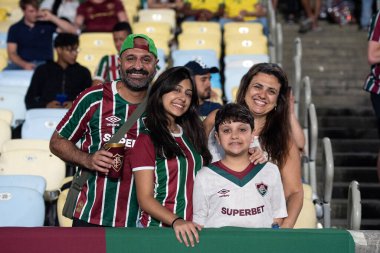 Rio de Janeiro, Rio de Janeiro, Brezilya - 16 Ekim 2025. Maracana Stadyumundaki Fluminense x Juventude.                  