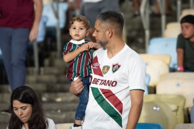 Rio de Janeiro, Rio de Janeiro, Brezilya - 16 Ekim 2025. Maracana Stadyumundaki Fluminense x Juventude.                  