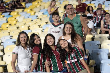 Rio de Janeiro, Rio de Janeiro, Brezilya - 16 Ekim 2025. Maracana Stadyumundaki Fluminense x Juventude.                  