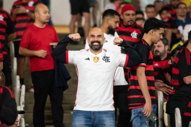 Rio de Janeiro (RJ), 22 / 10 / 2025 - FLAMENGO X RACING (ARG) - Flamengo ve Racing (ARG), Maracana 'daki Copa Libertadores.              
