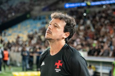 Rio de Janeiro, Rio de Janeiro, Brezilya - 20 Ekim 2025. Vasco x Fluminense Maracana Stadyumu.             